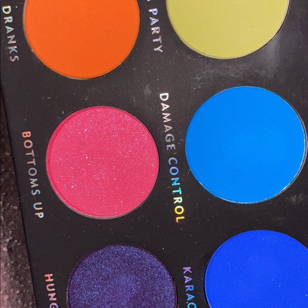 Laura Lee Party Animal palette perfect for vibrant eyeshadow looks.